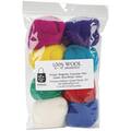 Wistyria Editions Wool Roving 12" .25oz 8/Pkg-Primary